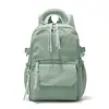 Nova mochila estudantil de cor sólida para mulheres, grande capacidade, leve, estilosa, adequada para viagens, atividades ao ar livre, moderna, para ir ao trabalho e uso casual