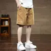 Verano 2026 Nuevos Pantalones Cortos Casuales para Hombre Delgados Cómodos Ropa Exterior Pantalones de Cinco Puntos Pantalones de Secado Rápido Ajuste Holgado para Hombre