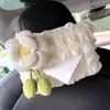 Caja de Pañuelos para Coche Caja de Pañuelos Creativa de Tulipán para Coche Bolsa Colgante para Pañuelos Caja para Reposabrazos Decoración Interior de Coche para Mujeres