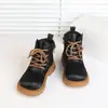 Botas Martin para Niñas 2026 Primavera y Otoño Nuevo Estilo Botas de Piel Cómodas para Niños Mayores Elegantes Botines Cortos para Niños Zapatos para Niños Botas