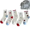 Calcetines de cachorrito lindos de dibujos animados para mujer, estilo fino de verano, adecuados para combinar con zapatos Birkenstock, calcetines de media pantorrilla estilo universitario, calcetines holgados estilo coreano