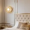 Lámpara de Pared para Mesita de Noche de Dormitorio de Lujo Ligero, Lámpara de Pared Moderna Minimalista para Fondo de TV de Sala de Estar, Lámpara de Pared de Cristal para Comedor, Escalera, Pasillo
