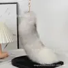 Acessório Pingente de Cauda de Raposa de Pelo Real Adereço de Performance Decoração de Bolsa Dança Ornamento Antigo Pingente de Cauda Estilo Fino