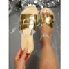 Sandalias Planas de Playa de Gran Tamaño para Mujer, Nuevo Modelo 2025, Comercio Exterior Transfronterizo, Fabricante Mayorista de Dropshipping para Amazon en el Sudeste Asiático