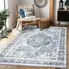 Nueva alfombra decorativa vintage de lujo ligero transfronteriza para casas de huéspedes y vestíbulos de hotel, de cobertura total, alfombra grande resistente a la suciedad, disponible para entrega inmediata