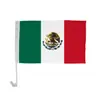 Copa do Mundo de 2026 Estados Unidos, Canadá e México Bandeira Mexicana Fãs Penduram Bandeira e Puxam Bandeira Decoração 14*21cm Bandeira de Poliéster