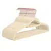 Percha de Terciopelo sin Costuras Multifuncional Antideslizante de Plástico Percha para Ropa Hogar Mágico Organizador de Acabado Percha para Ropa Tirante para Ropa