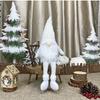 Comércio Exterior Novos Suprimentos de Decoração de Natal Estilo Escandinavo Boneco de Perna Pendurada Boneco de Velho Sem Rosto Decoração de Janela Anão