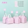Bolsa para llevar Bolsa aislante Personalizada Impresión de puntos en blanco Logotipo Pastel Catering Horneado Té con leche Bolsa de embalaje Personalización