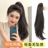 Rabo de Cavalo com Clip Trança Feminina Ligeiramente Ondulado Fofo Artificial Longo Trança Acessórios de Cabelo Popular Ultraleve Cabelo Curto Rabo de Cavalo Alto