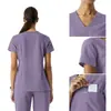 Traje de Uniforme Quirúrgico de Manga Corta Personalizado Unisex TEMU para Clínicas Dentales, Disponible en Lotes Pequeños y con Opción de Pedido Urgente
