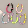 Nuevo Cordón Tejido Multicolor para Teléfono, Llavero Corto Universal, Decoración de Mochila, Cuerda Decorativa, Cadena Colgante al por Mayor