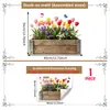 D22798 Serie Múltiple de Plantas y Flores Frescas Pegatinas Electroestáticas para Ventana para Decoración de Vidrio de Tienda y Hogar, Visibles por Ambos Lados