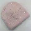 Moda Otoño e Invierno Conejo de Piel de Perla Cálido Versátil Gorro de Punto para Mujer Nuevo Pequeño Estilo Chanel para Exteriores Resistente al Frío Protección para los Oídos Gorro