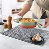 Alfombrilla Drenante Antideslizante de Silicona Nueva Transfronteriza, Alfombrilla Aislante para Cocina, Posavasos Doméstico para Café, Alfombrilla para Bar, Uso en Camping, Venta al por Mayor