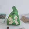 Bolsa de Regalo Día de la Diosa Bebé Mes Completo, Bolsa de Dulces de Cumpleaños Banquete de 100 Días, Bolsa Tejida de Mano para Niños, Bolsa Tejida de Regalo de Agradecimiento