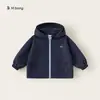 Roupas infantis Bangxuan: novas blusas de moletom de cor sólida para meninos, jaquetas de exterior para bebês e agasalhos para meninas