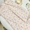 Tela de algodón con estampado digital de oso de postre y flores, ideal para ropa de mujer, vestidos, pantalones cortos tipo mosquito y pijamas infantiles. Manualidades.