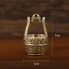 Um Balde de Enfeites Dourados, Baldes Pequenos de Latão, Presentes Artesanais, Fabricantes Criativos Retrô Atacado