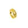 Anillo Chapado en Oro Estilo Antiguo con Diseño de Dragón y Fénix Chinos, Banda Ajustable, Tendencia Nacional Retro, Sensación de Alta Gama, Color Duradero, Joyería