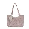 Bolso de mujer a la moda con un toque de alta gama, bolso de lunares para mujer, nuevo bolso tote de otoño 2026, gran capacidad, bolso de mano exquisito
