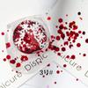 Coração Nail Art Joias Glitter Lantejoulas Flores Mistas Estrelas Estrelas de Cinco Pontas Ins Amor Celebridade da Internet Unhas com Glitter