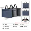 Bolsa Portátil para Documentos, Bolsa con Cremallera, Maletín, Bolsa de Información, Bolsa de Tela Oxford para Negocios de Hombre, Diseño Gratuito de Logo
