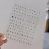 Celebridad de Internet Calcomanía para Uñas Estrella de Cuatro Puntas Joyería Versátil Estampado Caliente Plata Estrella de Ocho Puntas Calcomanía para Uñas Joyería Estilo Dh