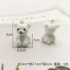 Nuevo Colgante de Oso de Resina Estéreo de Dibujos Animados DIY Accesorios de Joyería Aretes Colgante para Teléfono Móvil Adornos Accesorios Venta al por Mayor