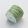 Cuerda de Cera 2mm Cordón de Cuero Pulsera Hilo Rollo Pequeño 2mm Cuerda de Cera Para Bisutería No Elástica Resistente al Desgaste Material para Accesorios de Joyería Paquete