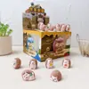 Cajas ciegas de figuritas lindas de dibujos animados de moda, adorables figuritas de resina tipo muñeco de peso, juguetes sorpresa en caja ciega para niños