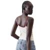 Camisola de Mujer Estilo Urbano Europeo y Americano con Bloques de Color y Estampado de Letras, Dulce y Picante, Adelgazante, Sexy, sin Mangas, Capa Base, Ropa Exterior, Camiseta de Tirantes