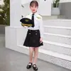Ropa Infantil de Capitán Chino para Niños y Niñas Pilotos de la Fuerza Aérea con el Mismo Uniforme Ropa de Azafata Femenina Juego de Rol
