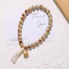 Hainan Estrella Verde Luna Bodhi de Mano Pulsera Estilo Chino Nuevo Cuentas Budistas Pulsera de Juego para Hombres y Mujeres Venta al por Mayor