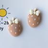 Accesorios de resina para manualidades, material pj1581, muy popular en otoño e invierno, con arroz, oso marrón, conejo y fresa, para otoño e invierno.