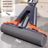 Novo Mop Esponja para Uso Doméstico, Limpeza com Uma Passada, Sem Necessidade de Lavar as Mãos, Tipo Dobrável, Espremedor de Água, Cabeça de Mop Esponja de Borracha, Ferramenta de Limpeza Doméstica