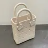Bolso Perforado de Moda Eva 2026 Nuevo Bolso de Mano Transfronterizo Dopamina Francés Impermeable Almacenamiento Bolso de Playa de Mano