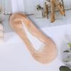 Calcetines Cortos de Encaje de Algodón Puro para Mujer con Silicona Antideslizante y Antideslizante Estilo Japonés Malla de Verano Delgados Corte Bajo Calcetines Invisibles al Por Mayor
