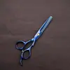 Cabeleireiro Tesouras de Cabeleireiro de Aço Inoxidável Cor Arco-Íris Dourado Azul Roxo Tesouras Planas Tesouras Desbastadoras Tesouras de Corte de Cabelo Fornecimento Direto do Fabricante