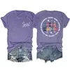Assistente Social Compassivo Amazon Site Independente Moda Casual Feminina Camiseta de Gola Redonda Manga Curta