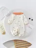 Nuevo Estilo Mameluco para Bebé Niña, Primavera y Otoño, Estilo Princesa Súper Lindo, Ropa para Exteriores, Trendy Traje para Gatear, Mono de Manga Larga para Bebé