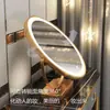 Espejo de Maquillaje de escritorio de escritorio led con luz de relleno carga tocador giratorio dormitorio estilo ins corazón de chica celebridad de internet