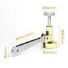 801 Máquina Peladora Asiento de Ajuste del Prensatelas Llave del Prensatelas Base de Cobre Accesorios para Máquina Peladora Soporte de Llave Juego de Soportes para Varilla de Prensa