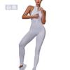 Pantalones de Yoga Fitness con Cremallera y Estampados Europeos y Americanos Moldeador Abdominal Elástico Ropa Deportiva Sexy para Cadera con Almohadilla en el Pecho