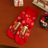 Calcetines Zhuji Calcetines de Navidad Calcetines para Hombre y Mujer Regalos Navideños de Invierno Calcetines Lindos de Dibujos Animados Coreanos Calcetines de Algodón Rojos Grandes