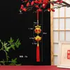 Decoração de Pendente para Casa Nova no Festival da Primavera Lanterna Balde Dourado Casamento Dourado Festivo Lingote de Ouro Bênção Decoração Suspensa para Plantas Verdes ao Ar Livre
