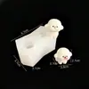 Molde de Silicona Squishy de Perro Oso Pulpo Lindo para Bricolaje Molde de Resina de Cristal