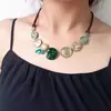 Collar Colgante Mariposa Doble Incrustado de Diamantes Cadena de Clavícula Versátil Elegante Retro Lujo Accesible Joyería de Moda de Nicho para Mujeres