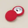Botões Coloridos de Tecido Pelúcia para Atacado, Botões Metálicos Costurados à Mão para Casaco Trench de Lã, Botões Decorativos Redondos para Casaco de Cashmere