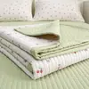 2026 Novo Modelo Classe A Grau Materno e Infantil Multifuncional Lavável Algodão Acolchoado Capa de Cama Capa de Cama de Solteiro Conjunto de Três Peças